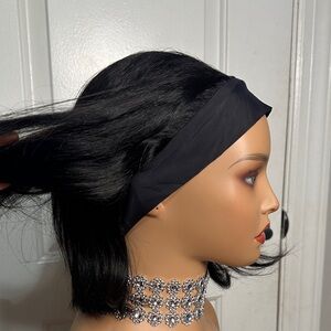 Short headband wig